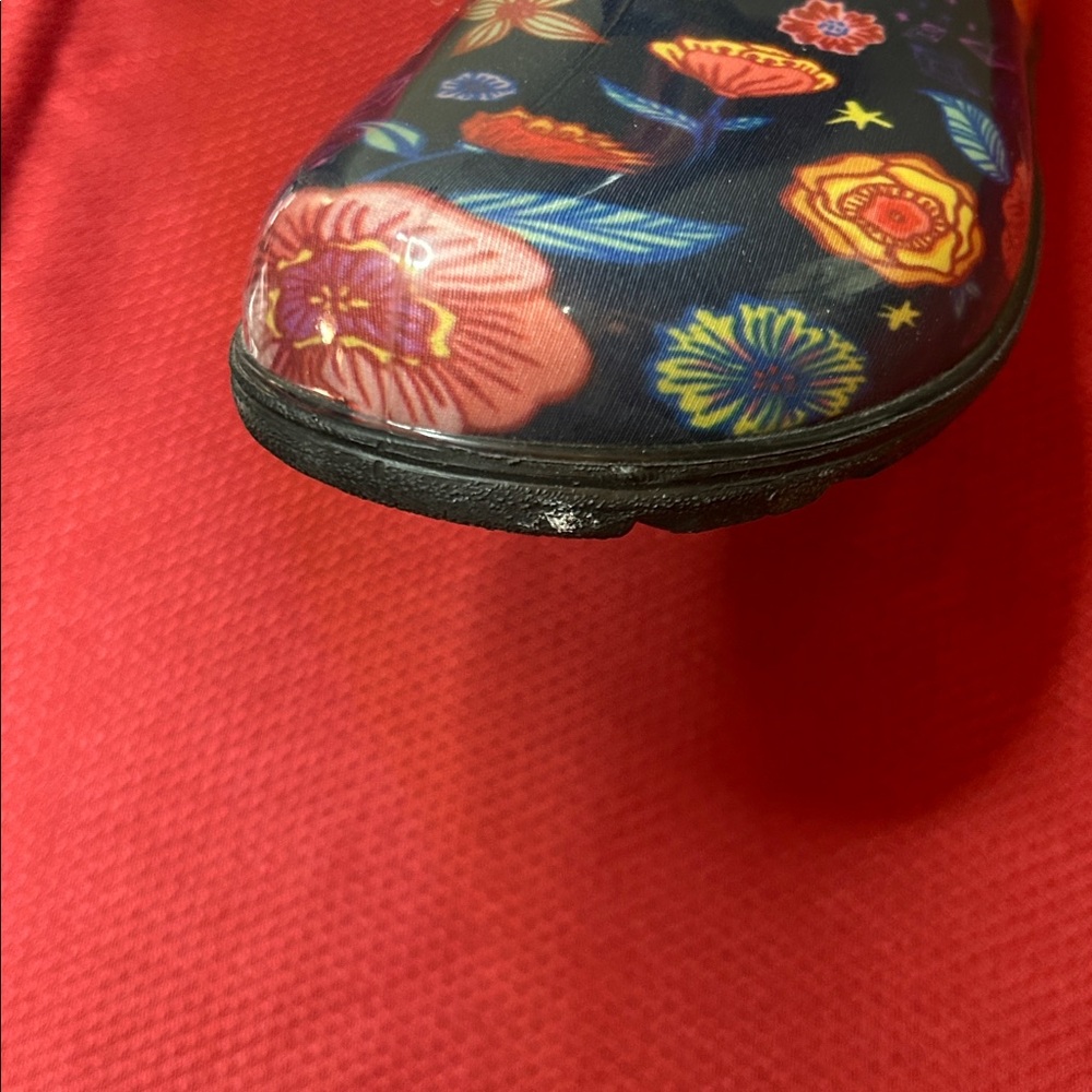 Sloggers Women's Floral Blue Rain Boots Size 9 sku#139 - Picture 16 of 16